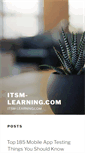 Mobile Screenshot of itsm-learning.com